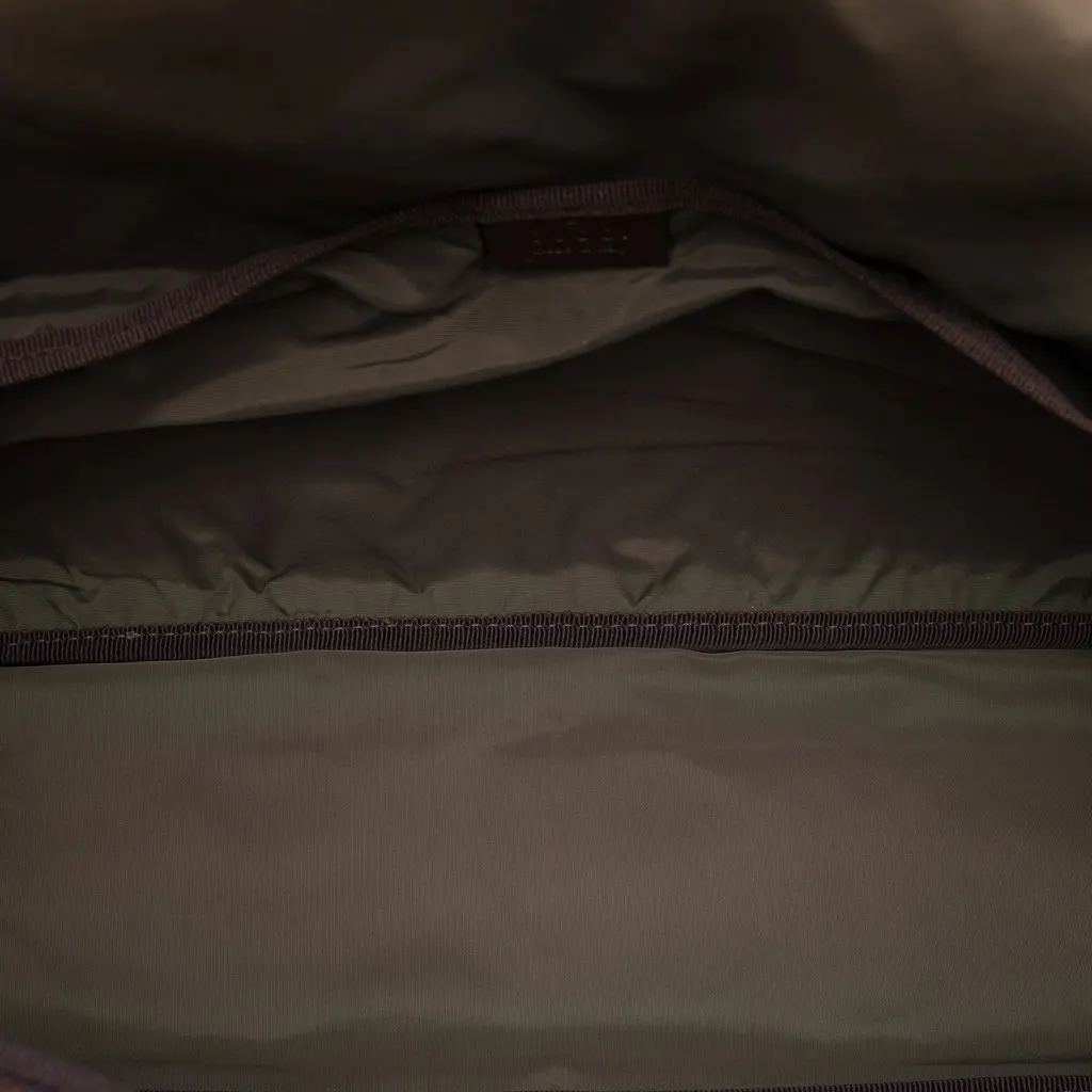 Gucci GG Canvas Diaper Bag Beige Very good - Model View