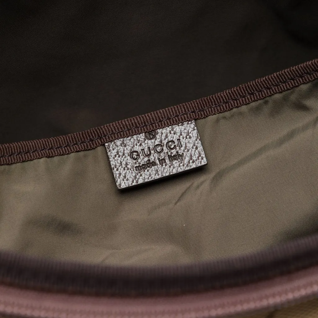Gucci GG Canvas Diaper Bag Beige Very good - Box View