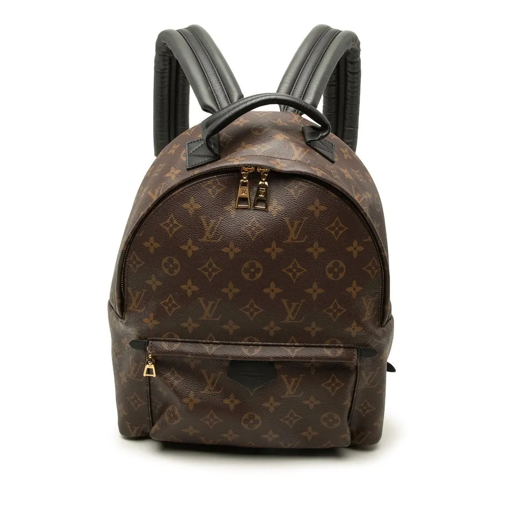 Louis Vuitton Monogram Palm Springs MM Brown Canvas Very good - Front View