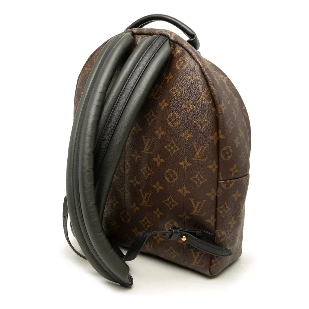 Louis Vuitton Monogram Palm Springs MM Brown Canvas Very good - Back View
