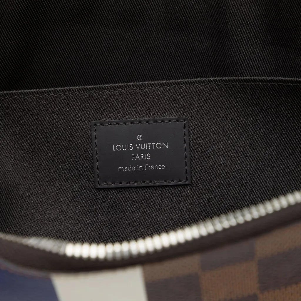 Louis Vuitton Chapman Brothers Savane Damier Ebene Lion Pochette Jour GM Brown Canvas Very good - Box View