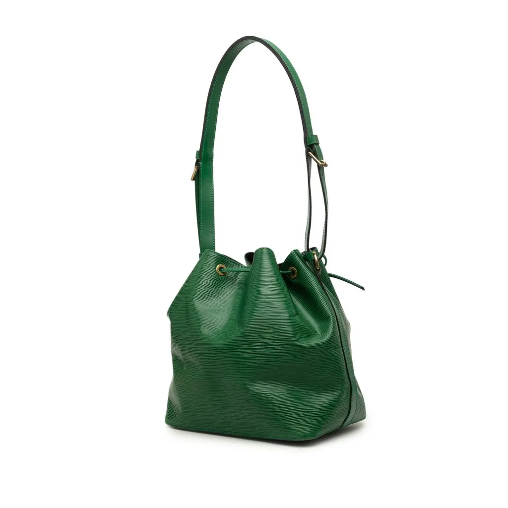 Louis Vuitton Epi Petit Noe Green Leather Very good - Back View