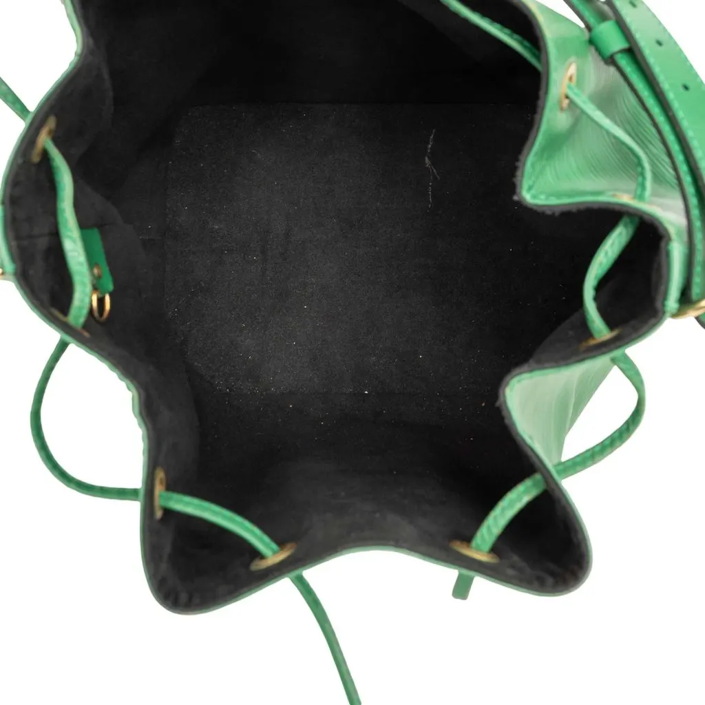 Louis Vuitton Epi Petit Noe Green Leather Very good - Model View