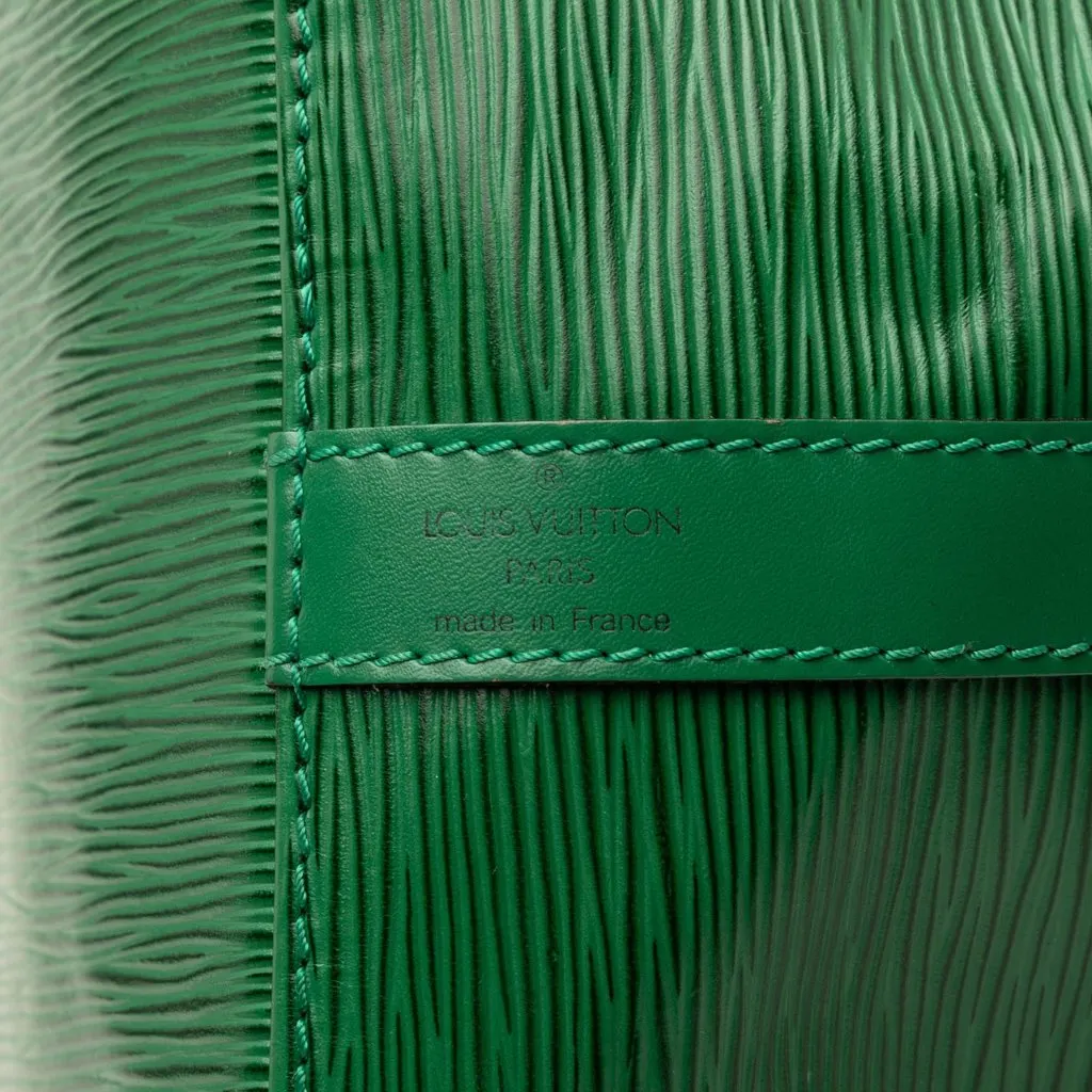 Louis Vuitton Epi Petit Noe Green Leather Very good - Box View