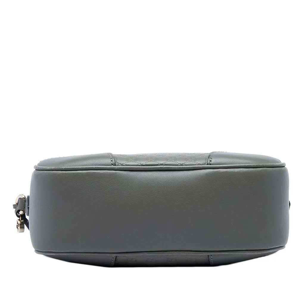 Gucci Microguccissima Bree Crossbody Grey Leather Good - Inside View