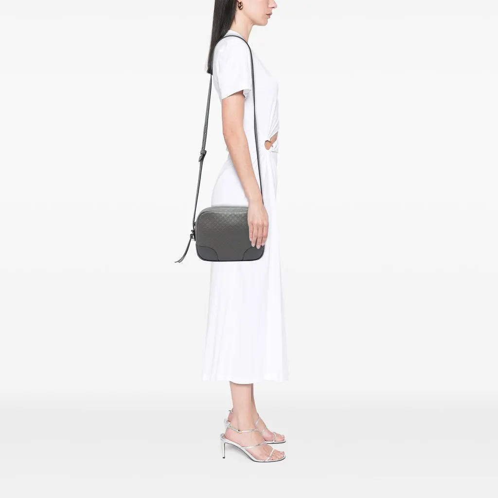 Gucci Microguccissima Bree Crossbody Grey Leather Good - Box View