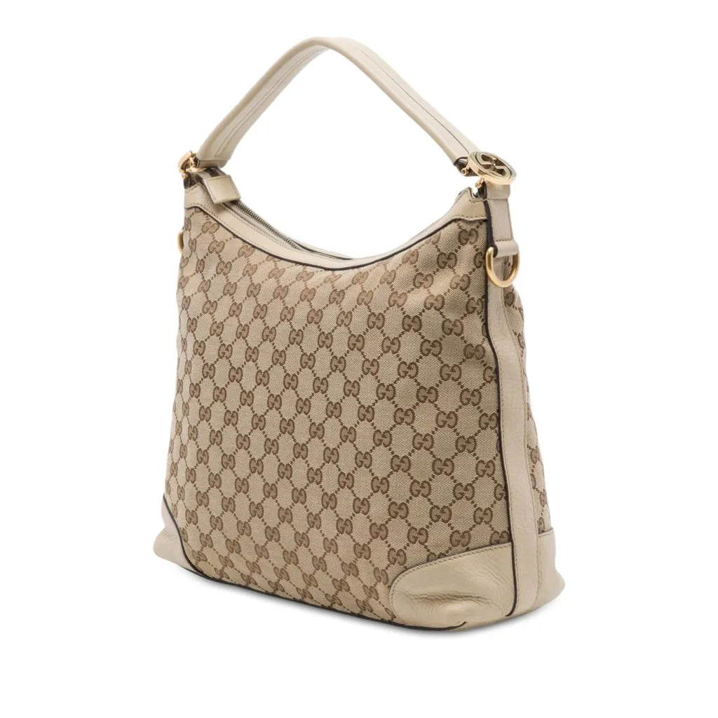 Gucci Small GG Canvas Miss GG Hobo Beige Very good - Back View