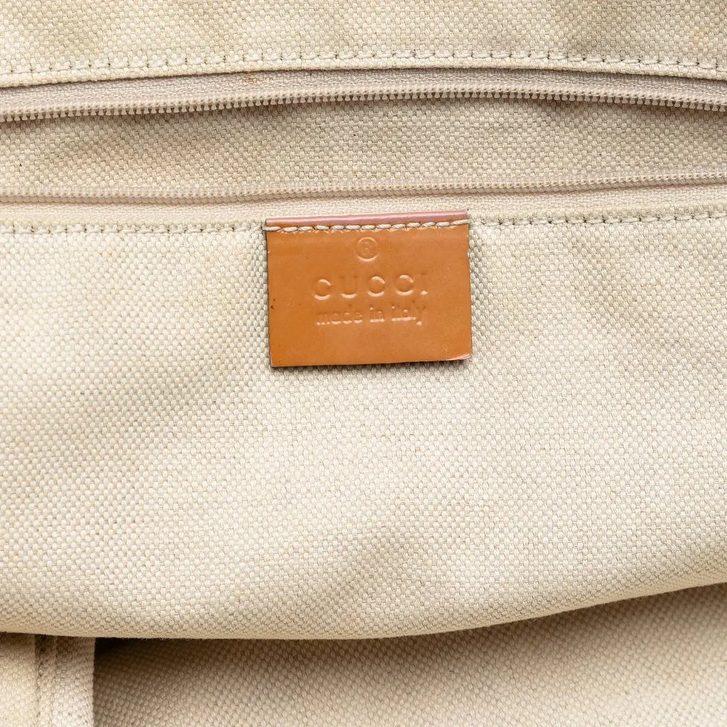 Gucci GG Canvas Web Jolie Tote Beige Very good - Box View