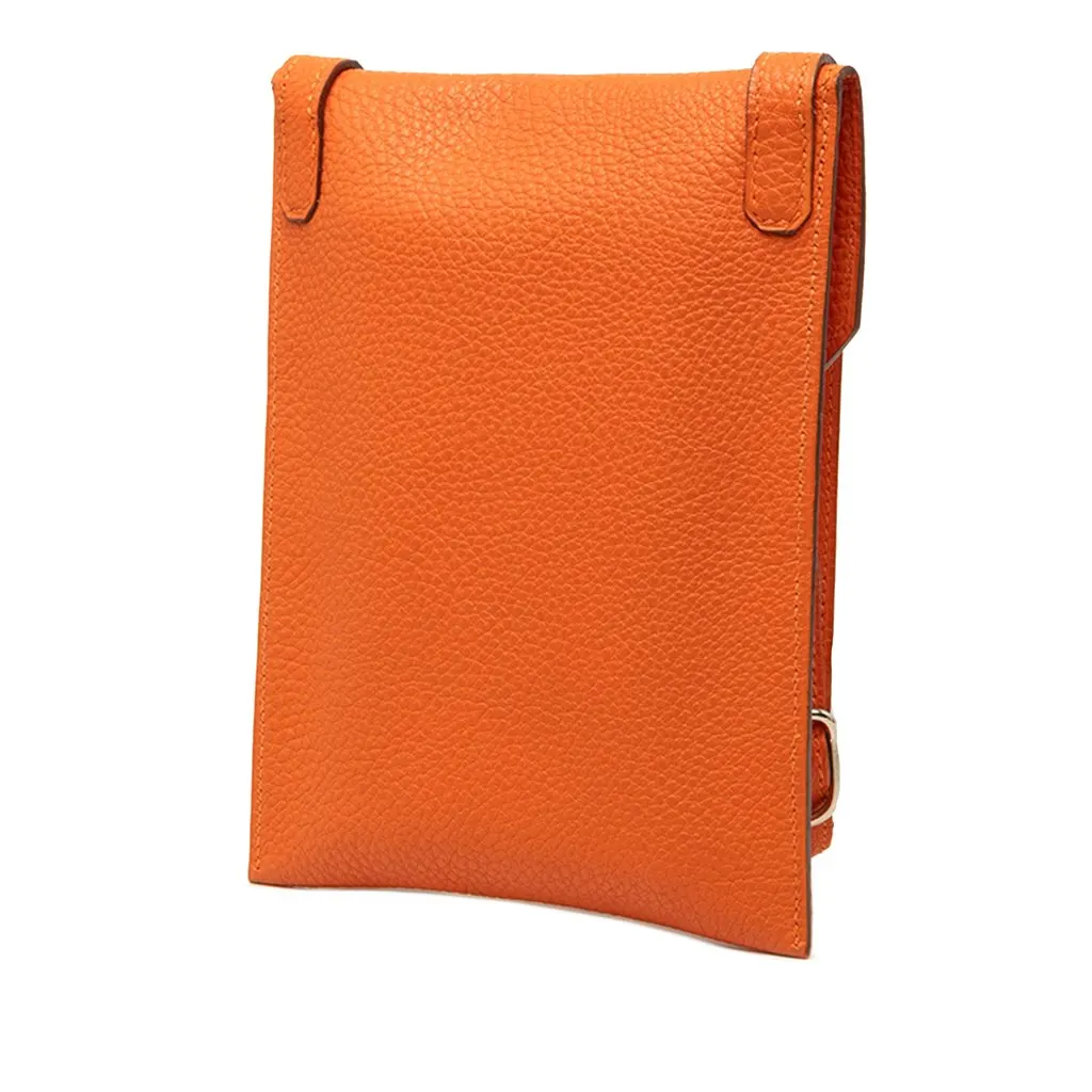 Hermès Togo Amelie Orange Leather Very good - Back View