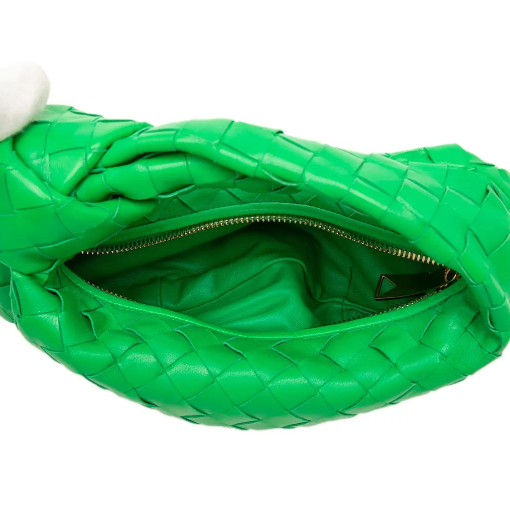 Bottega Veneta Mini Nappa Intrecciato Jodie Green Leather Very good - Model View