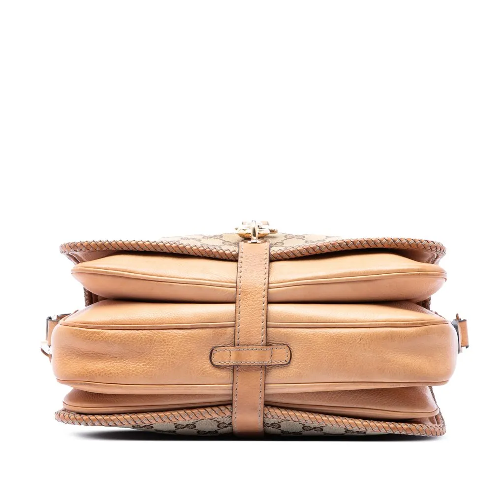 Gucci GG Canvas Marrakech Crossbody Beige Very good - Inside View