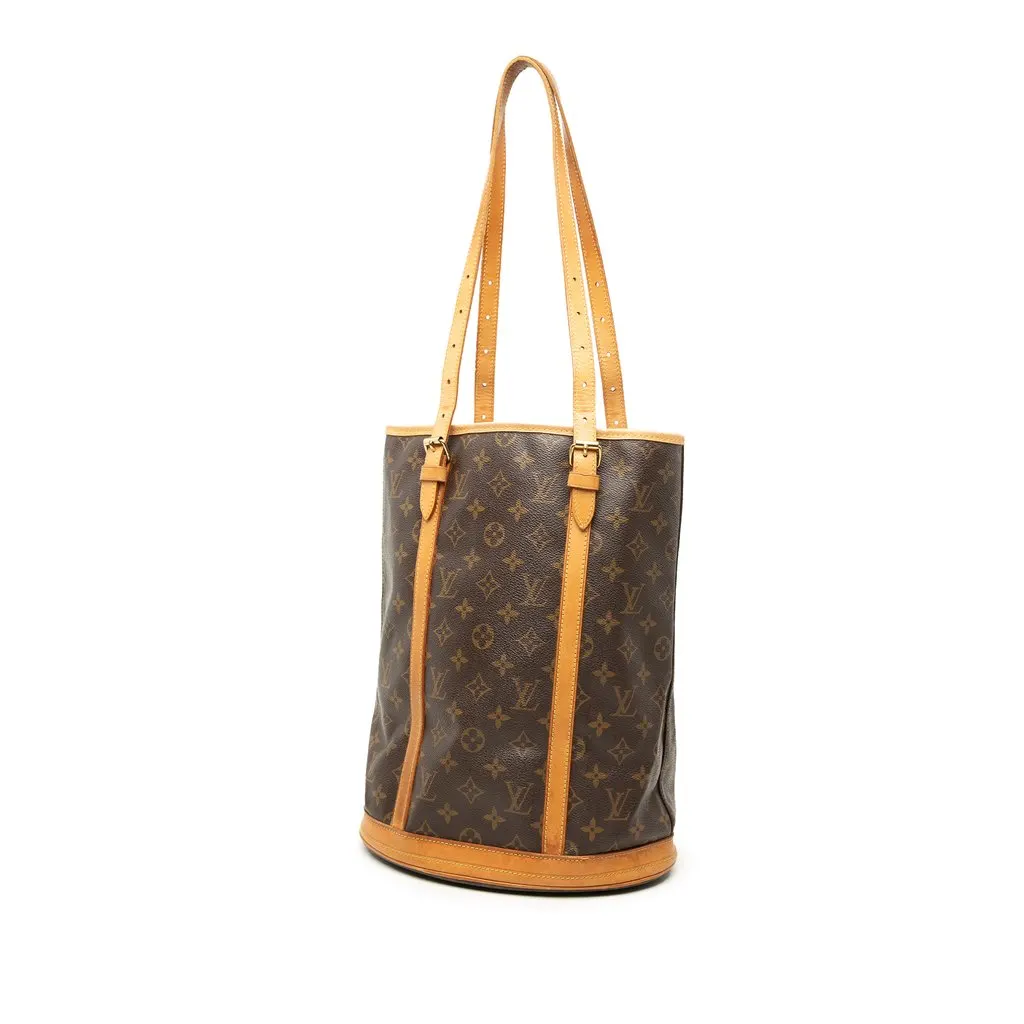 Louis Vuitton Monogram Bucket GM Brown Very good - Back View