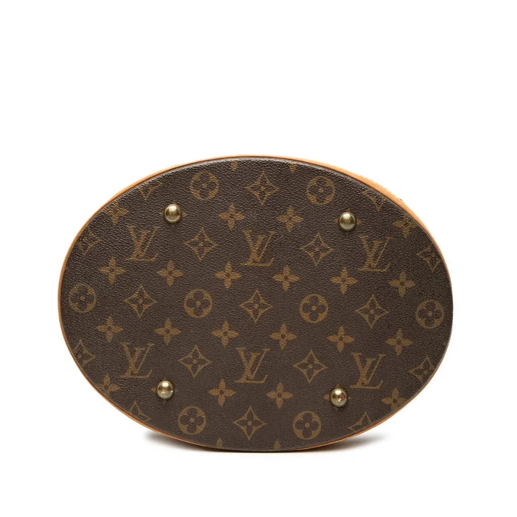 Louis Vuitton Monogram Bucket GM Brown Very good - Inside View