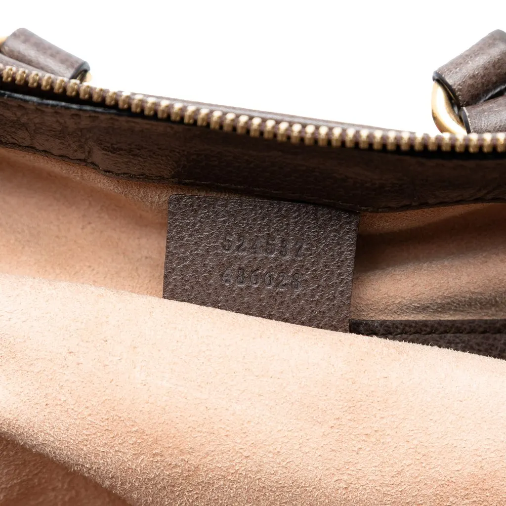 Gucci GG Supreme Ophidia Satchel Beige Very good - Box View