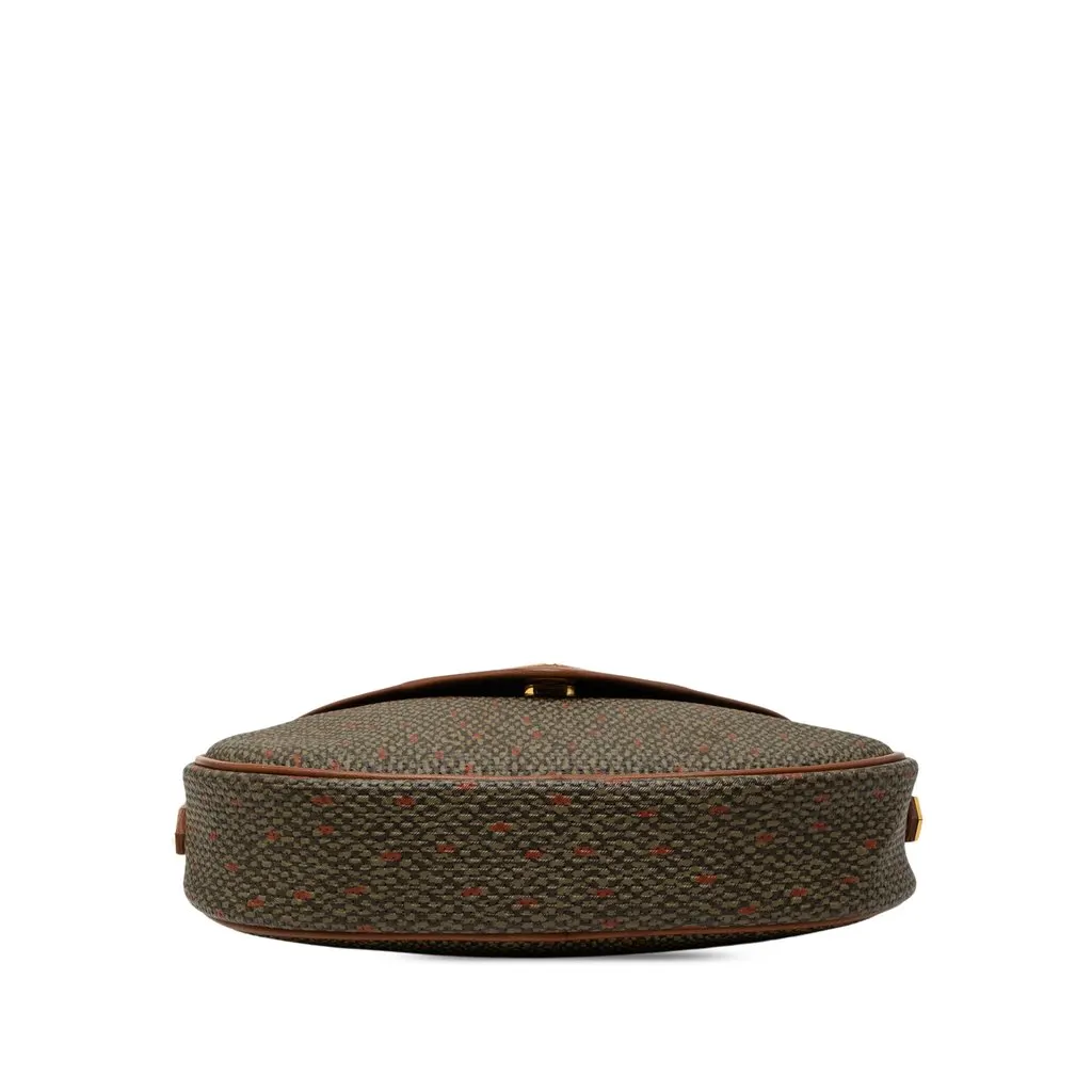 Saint Laurent Coated Canvas Crossbody Brown Very good - Inside View