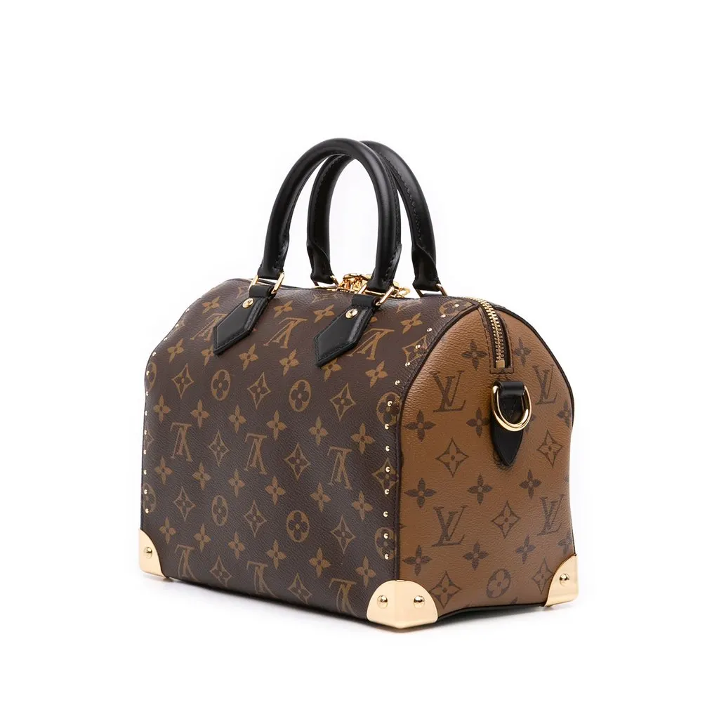 Louis Vuitton Monogram Speedy Trunk 25 Brown Very good - Back View