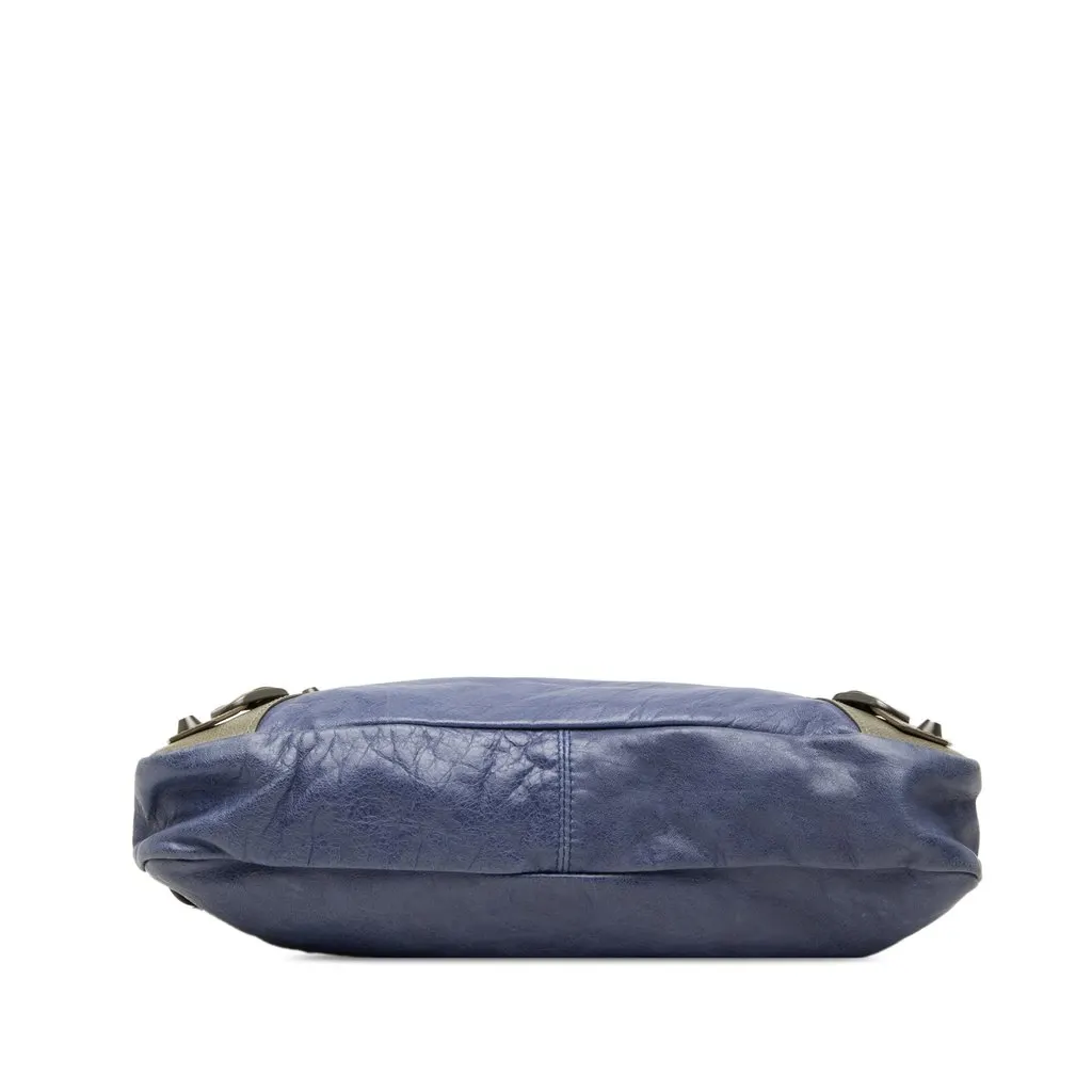 Balenciaga Multicolor Lambskin Motocross Classic First Satchel Purple Leather Very good - Inside View