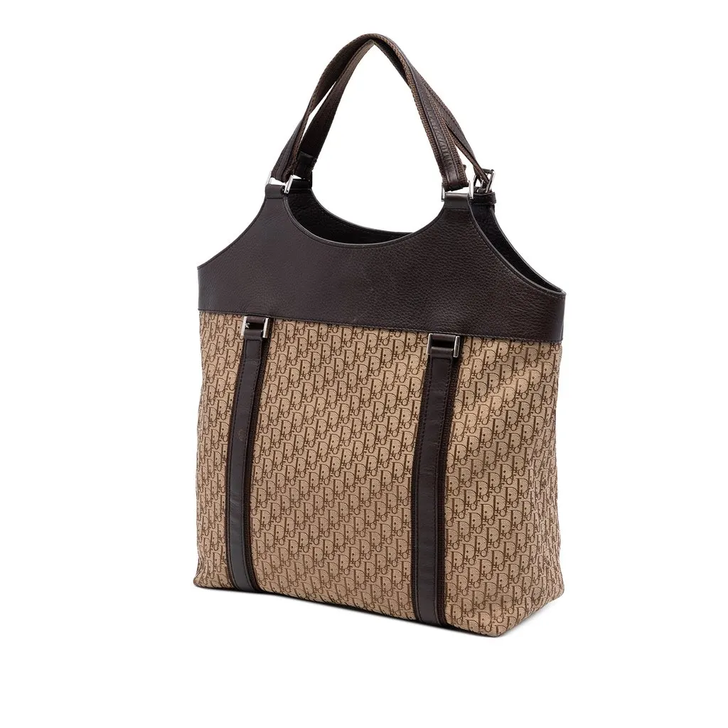 Dior Diorissimo Trotter Canvas Street Chic Tote Beige Very good - Back View