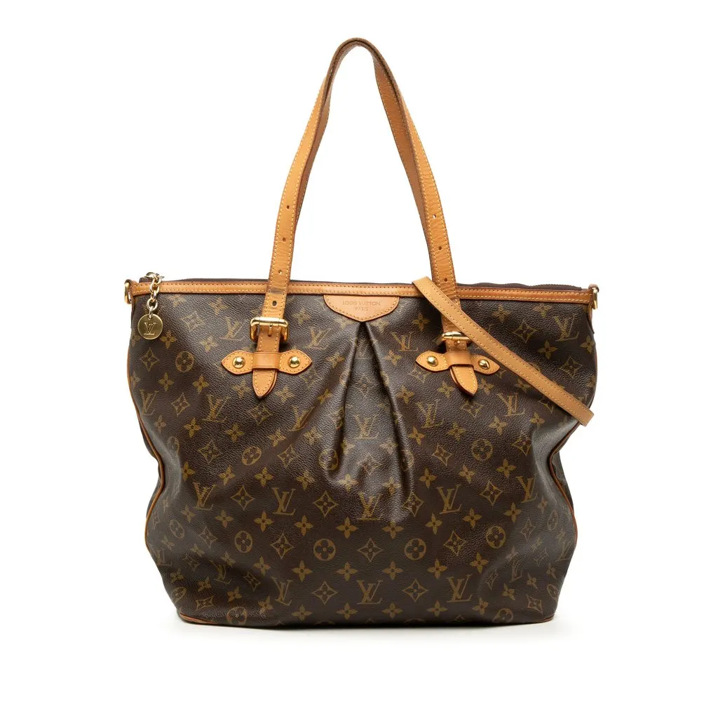 Louis Vuitton Monogram Palermo GM Brown Good - Front View