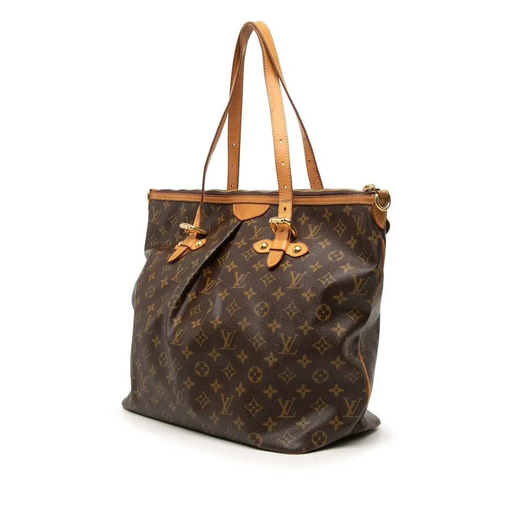 Louis Vuitton Monogram Palermo GM Brown Good - Back View