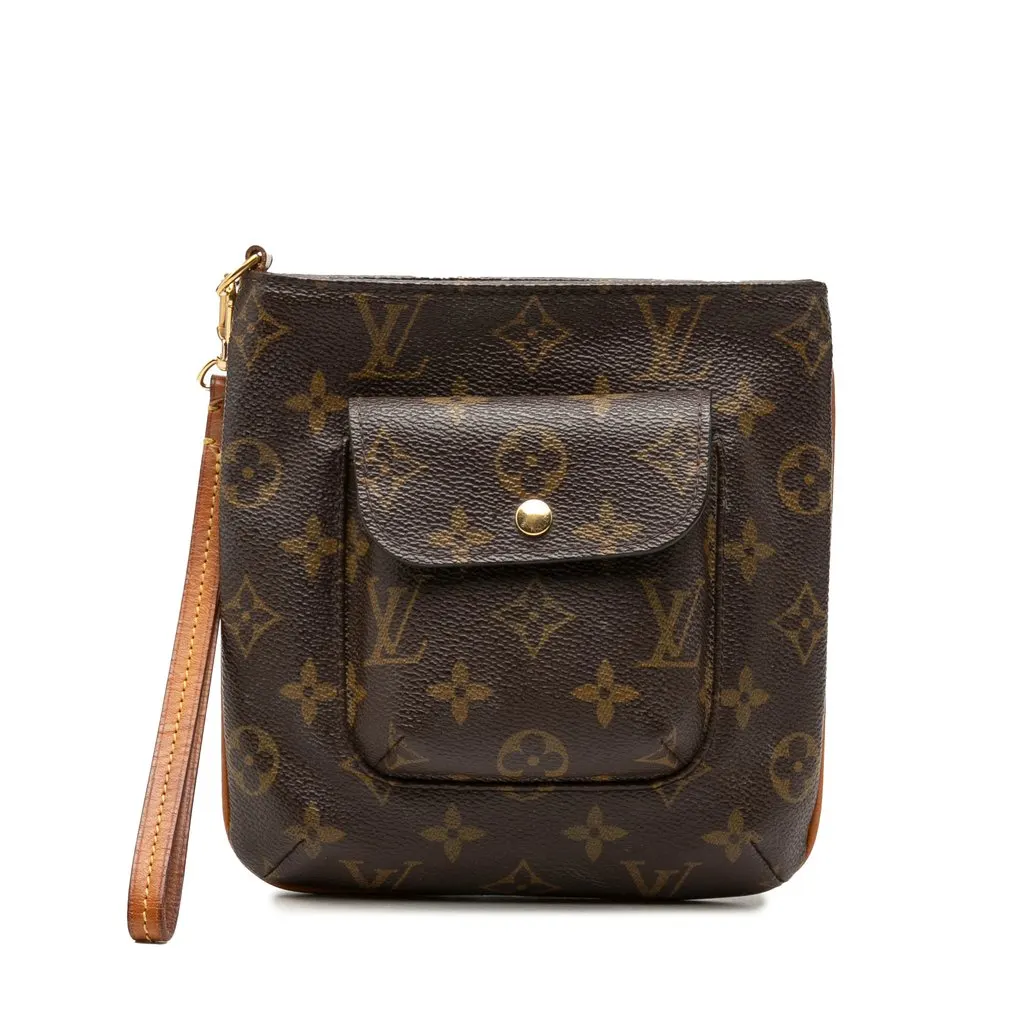 Louis Vuitton Monogram Partition Brown Canvas Good - Front View
