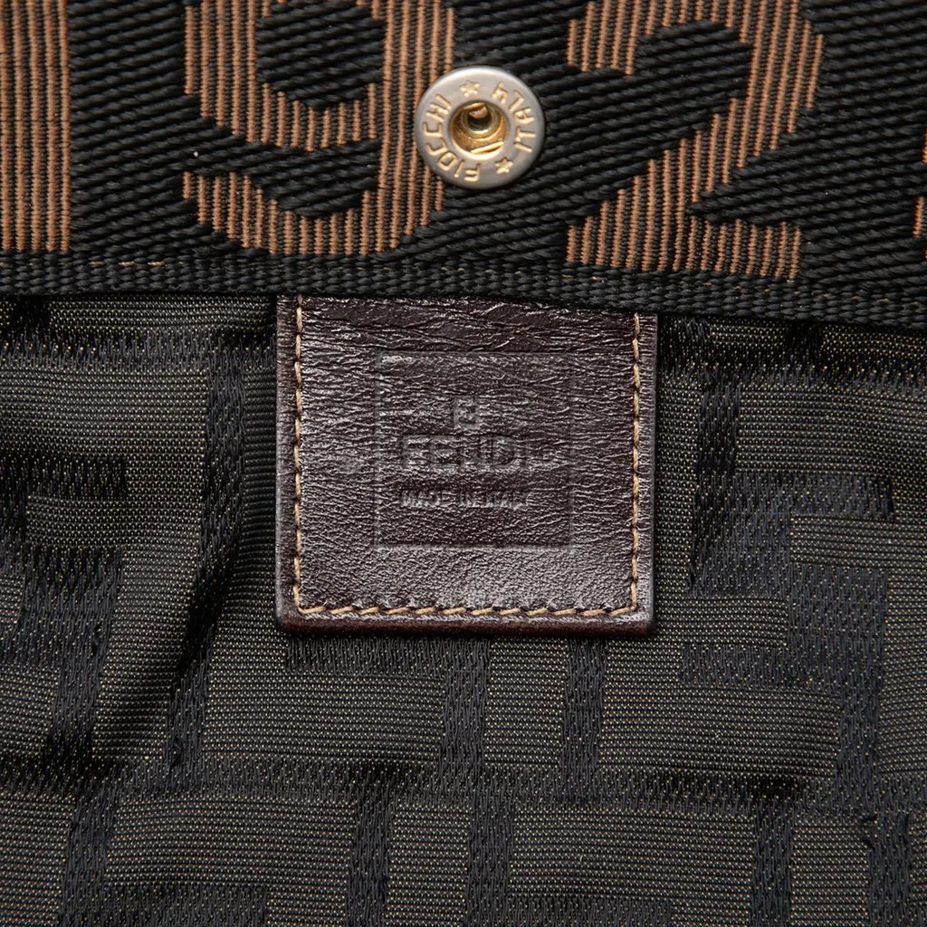 Fendi Zucca Canvas Foldable Tote Brown Canvas Good - Box View