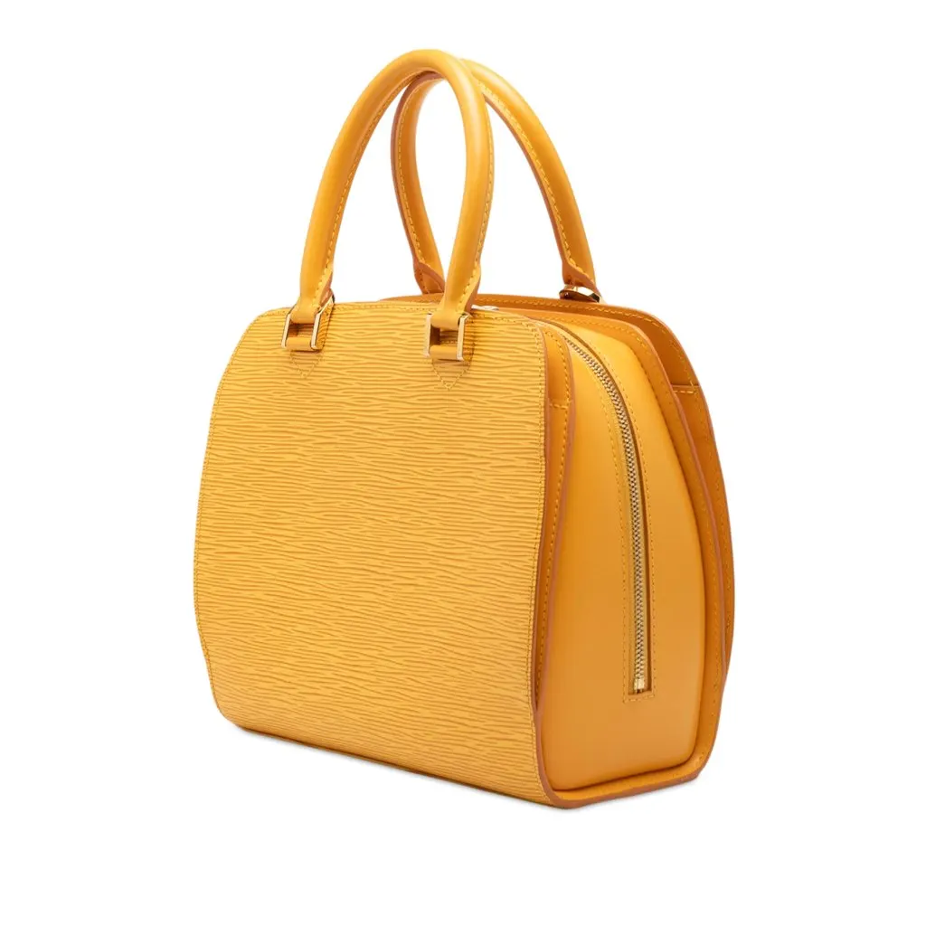 Louis Vuitton Epi Pont Neuf Yellow Leather Very good - Back View