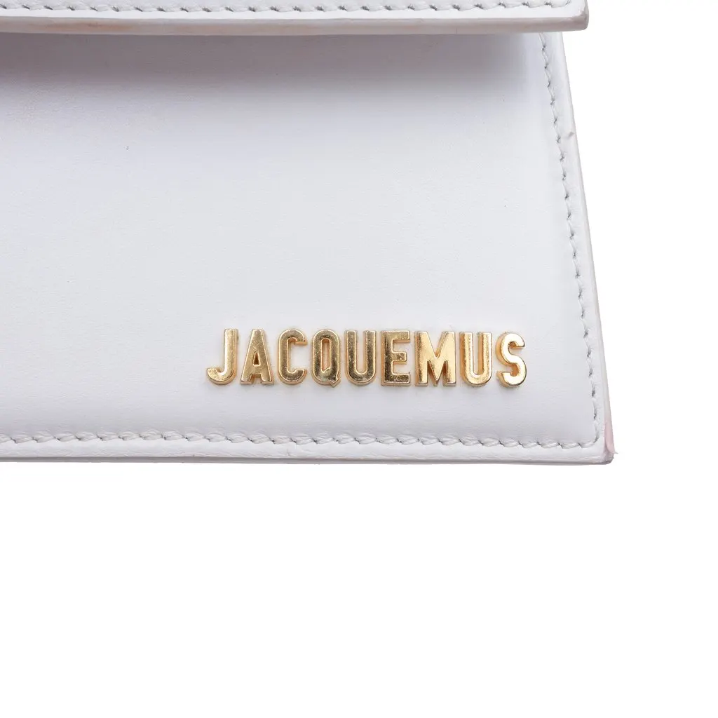 Jacquemus Leather Le Chiquito Moyen White Leather Very good - Box View