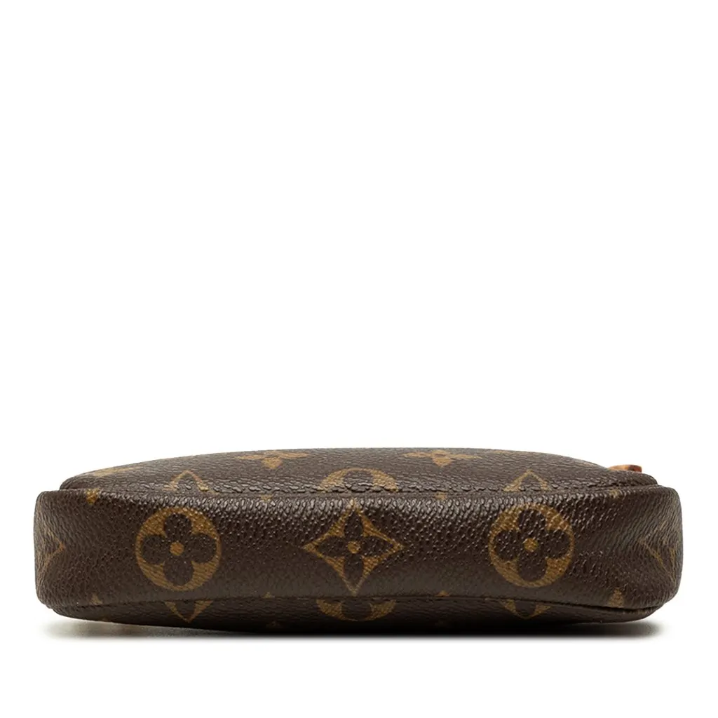 Louis Vuitton Monogram Mini Pochette Accessoires Brown Canvas Very good - Inside View