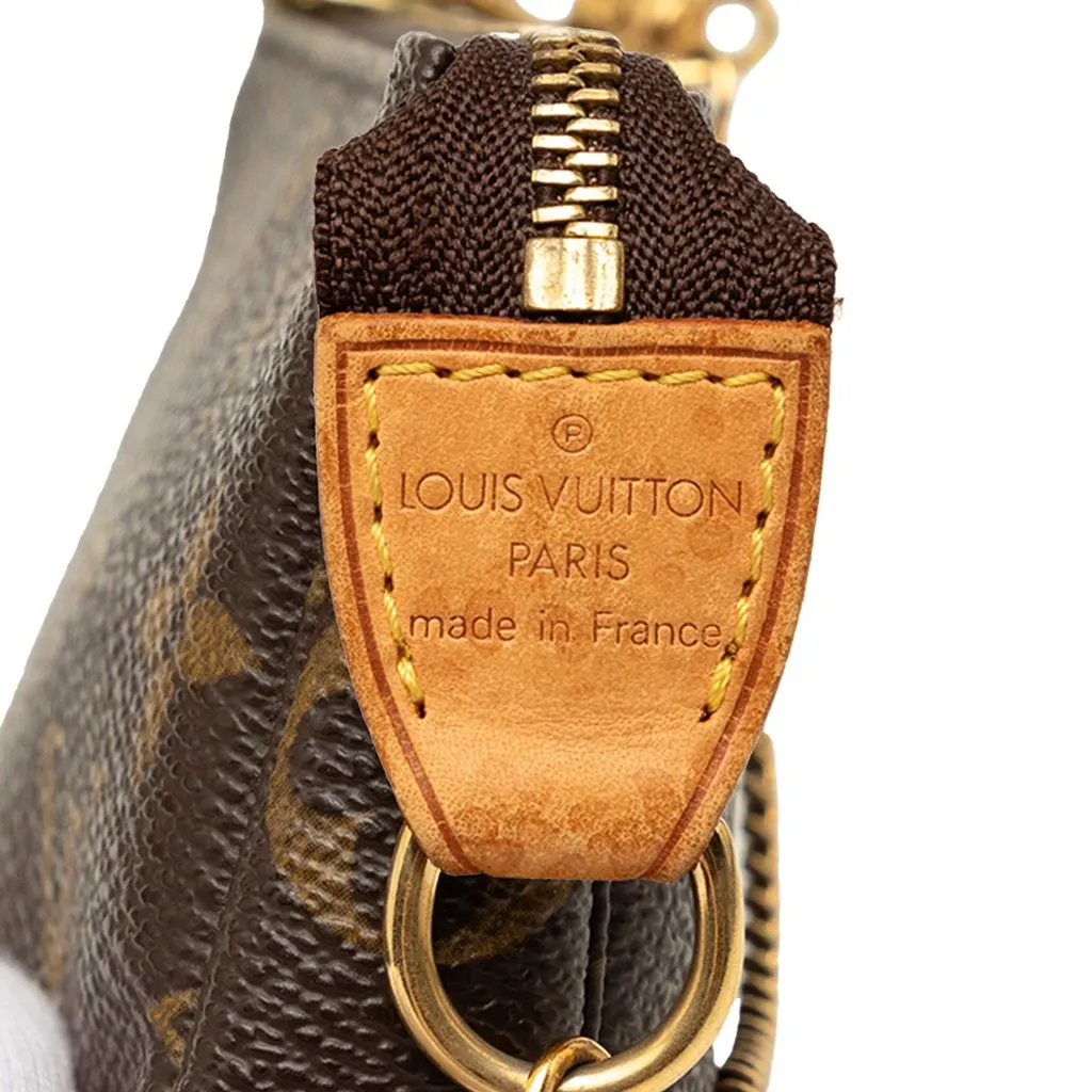 Louis Vuitton Monogram Mini Pochette Accessoires Brown Canvas Very good - Model View