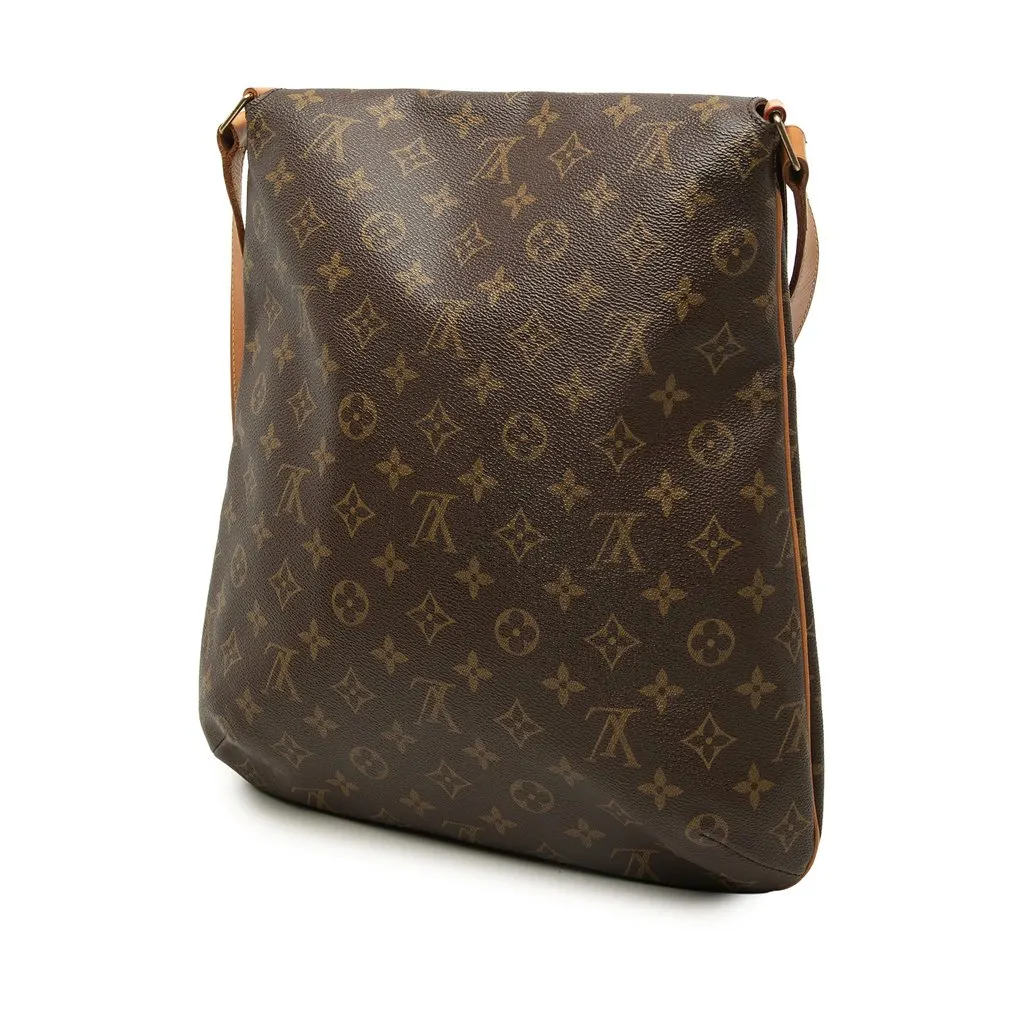 Louis Vuitton Monogram Musette Salsa GM Brown Canvas Very good - Back View
