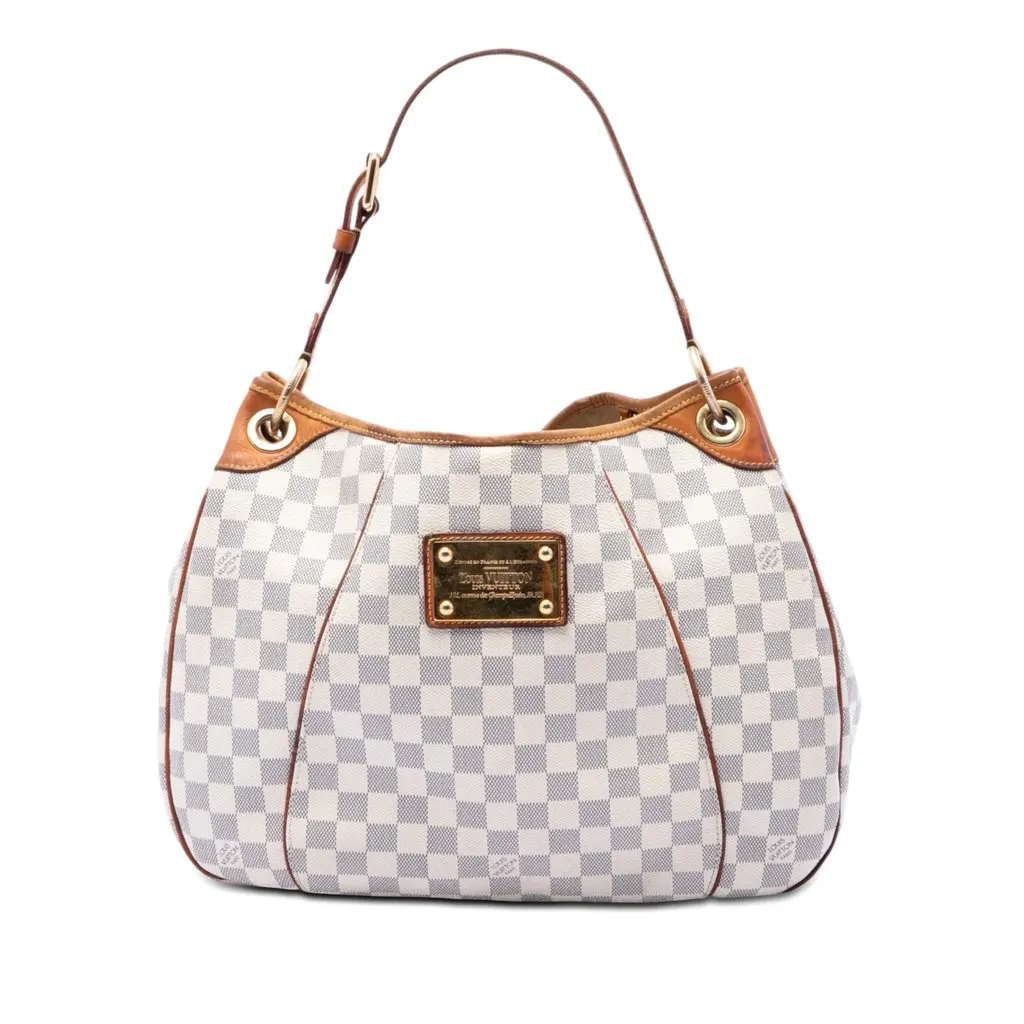 Louis Vuitton Damier Azur Galliera PM White Canvas Very good - Front View