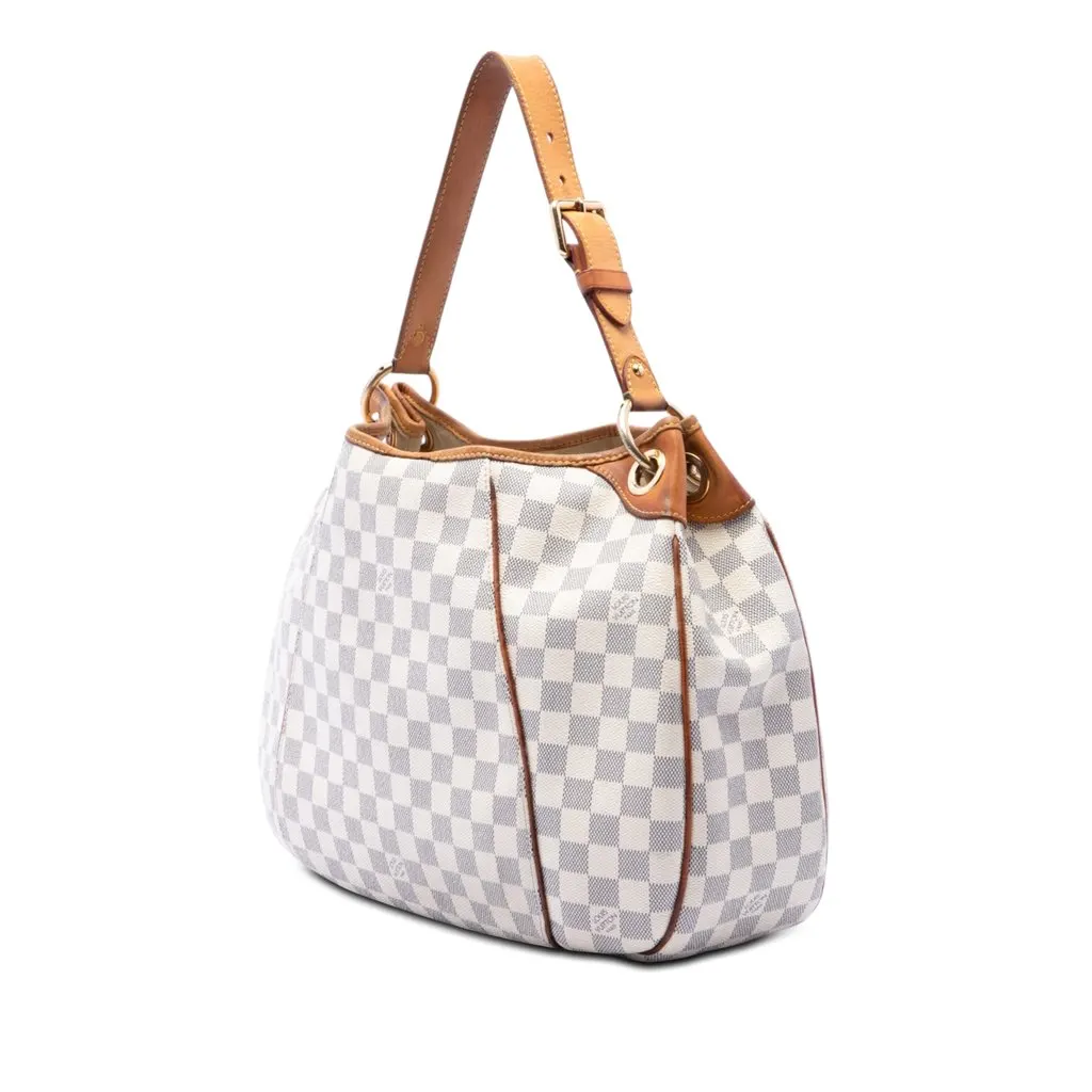 Louis Vuitton Damier Azur Galliera PM White Canvas Very good - Back View