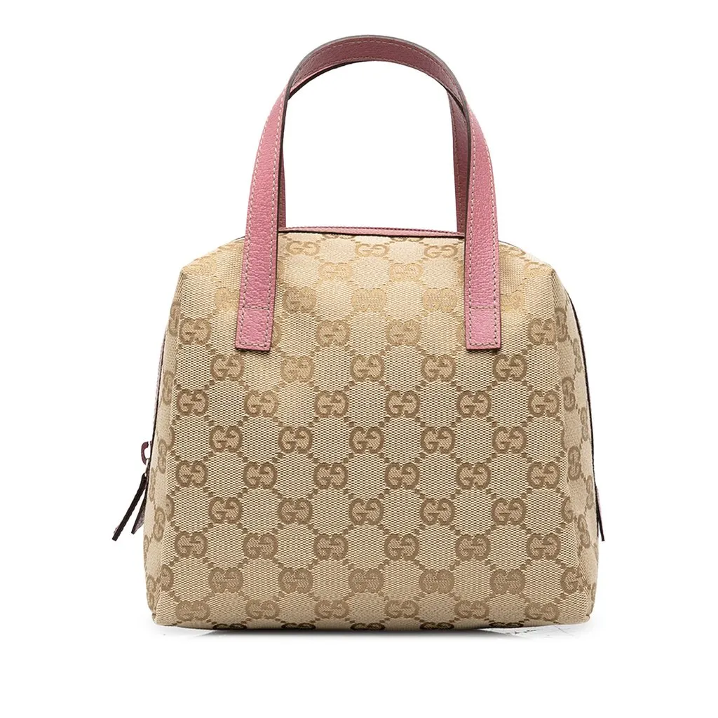 Gucci Mini GG Canvas Balthus Tofu Bag Beige Canvas Very good - Front View