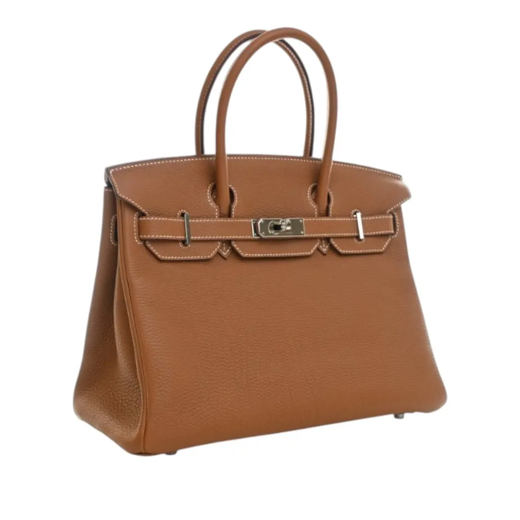 Hermès Togo Birkin Retourne 30 Brown Leather Very good - Back View