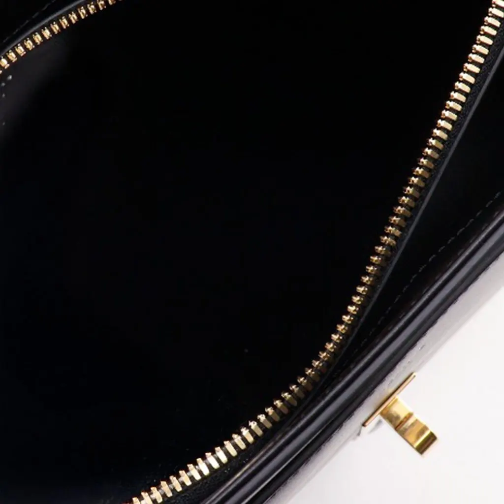 Celine Medium Calfskin Classique 16 Top Handle Bag Black Leather Very good - Box View