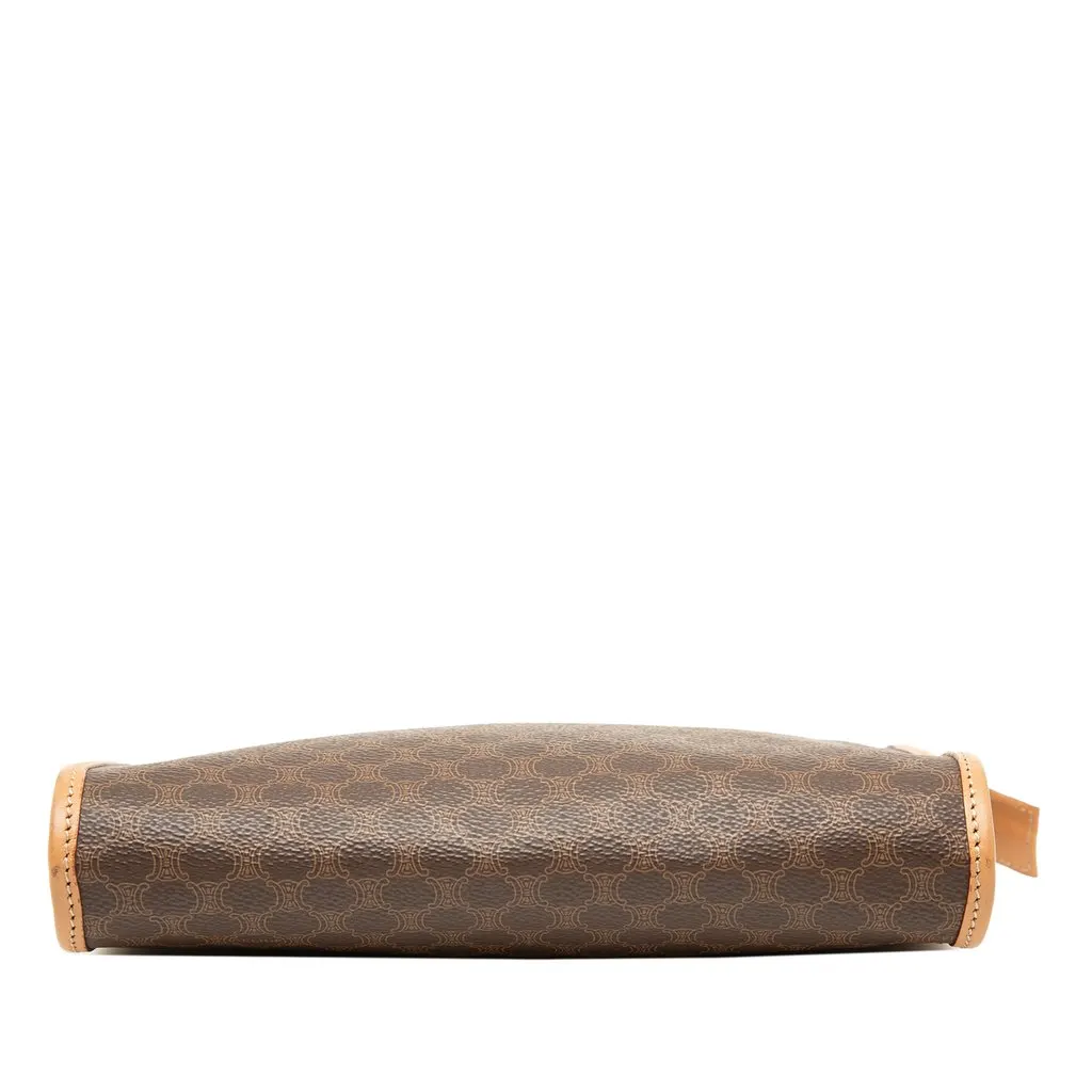 Celine Macadam Coated Canvas Clutch Brown Canvas Very good - Inside View
