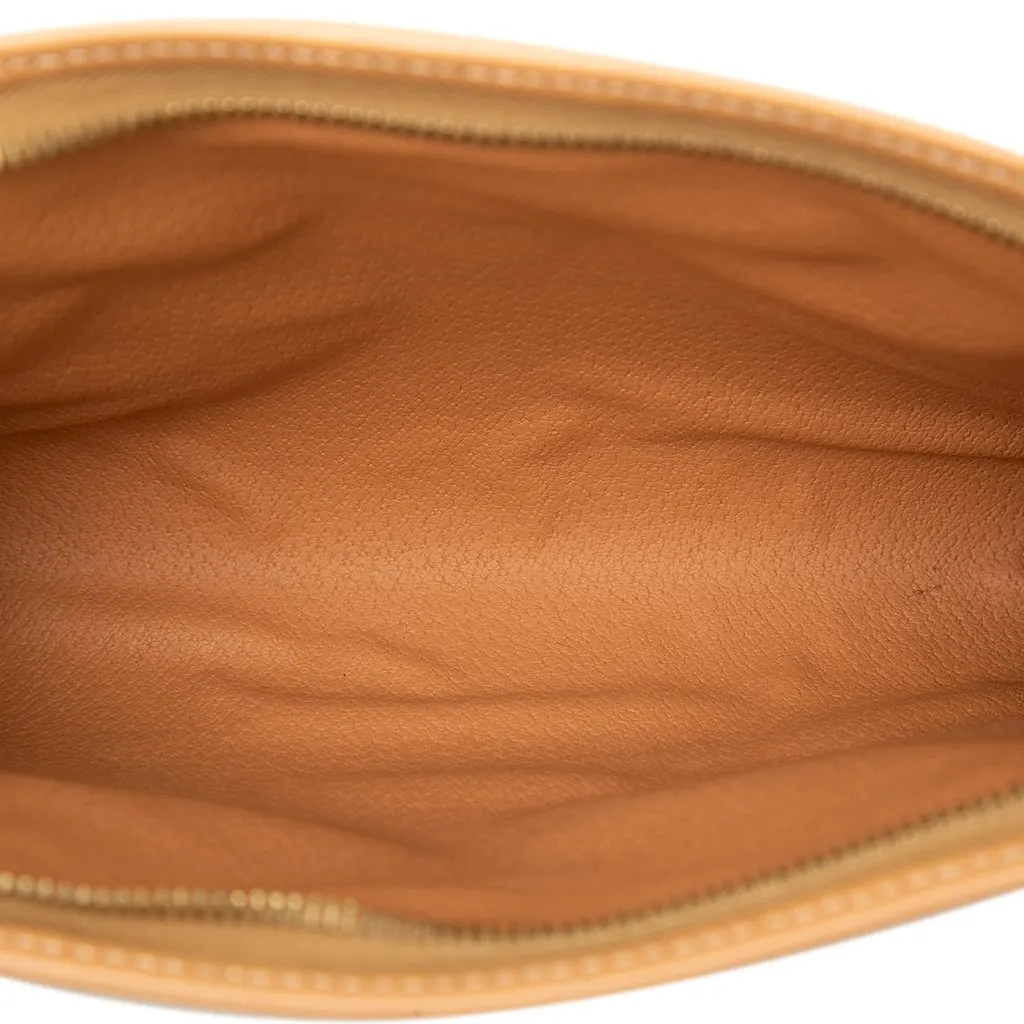 Celine Macadam Coated Canvas Clutch Brown Canvas Very good - Model View