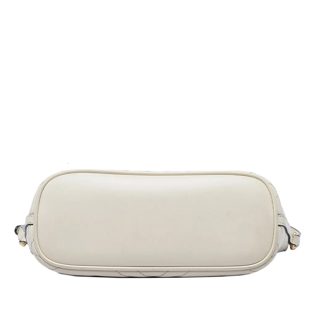 Gucci GG Marmont Matelasse Calfskin Shoulder Bag White Leather Very good - Inside View