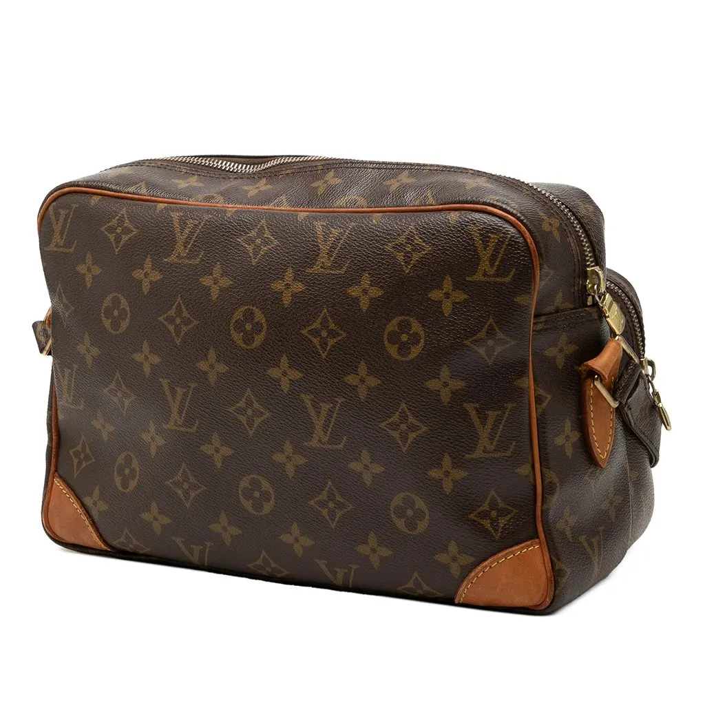 Louis Vuitton Monogram Nil Crossbody Brown Canvas Good - Back View