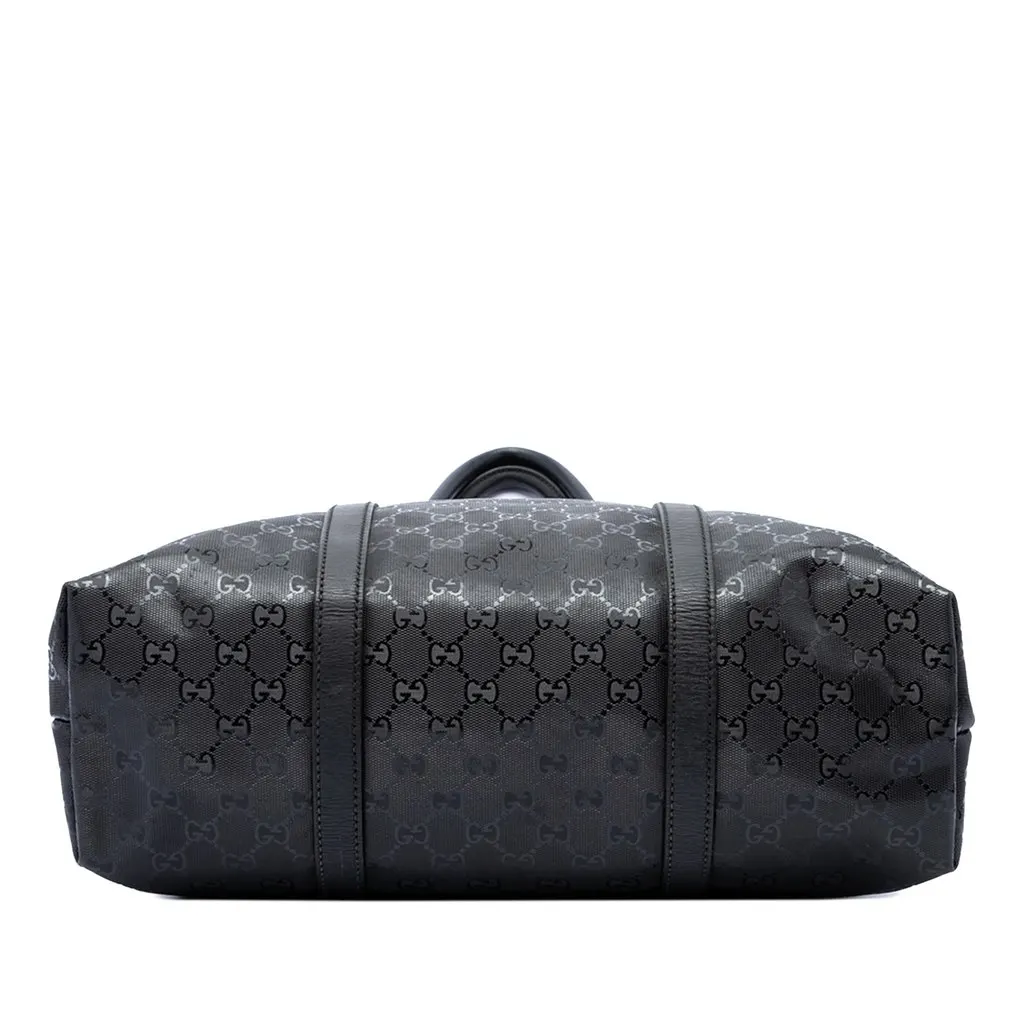 Gucci GG Imprime Joy Vertical Tote Black Canvas Good - Inside View