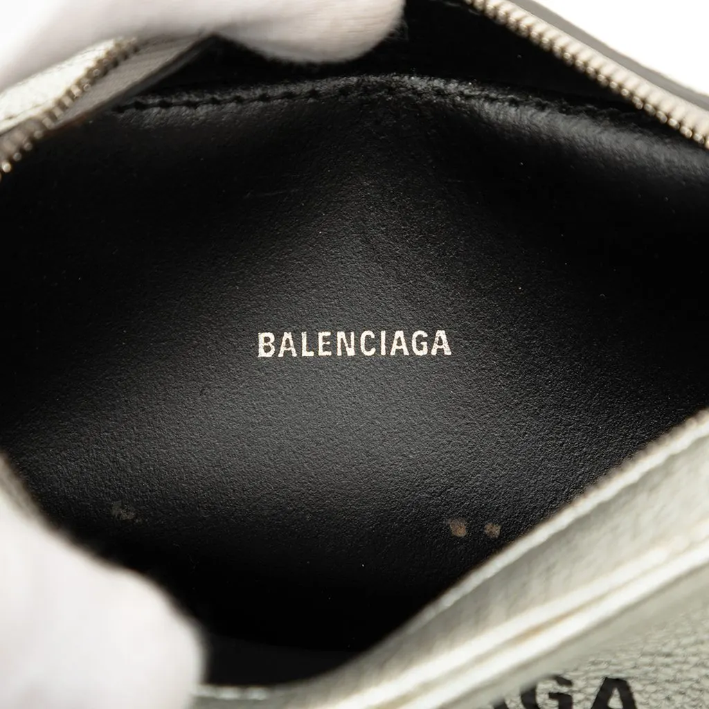 Balenciaga Metallic Leather Everyday Camera Bag XS Silver Leather Very good - Box View