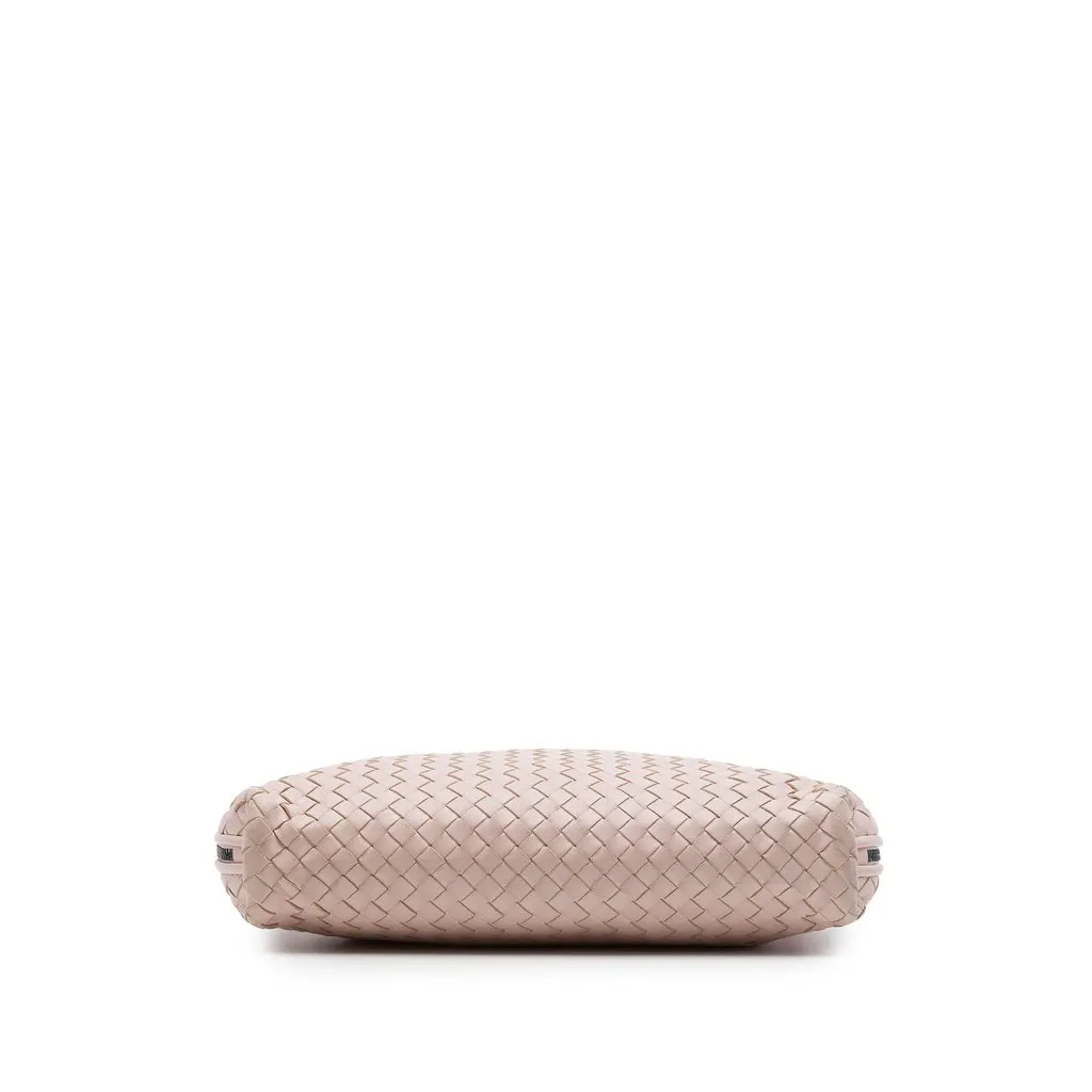 Bottega Veneta Large Nappa Intrecciato Nodini Crossbody Pink Leather Very good - Inside View