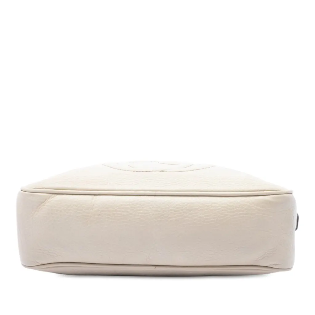 Gucci Leather Soho Chain Zip Shoulder Bag White Leather Very good - Inside View