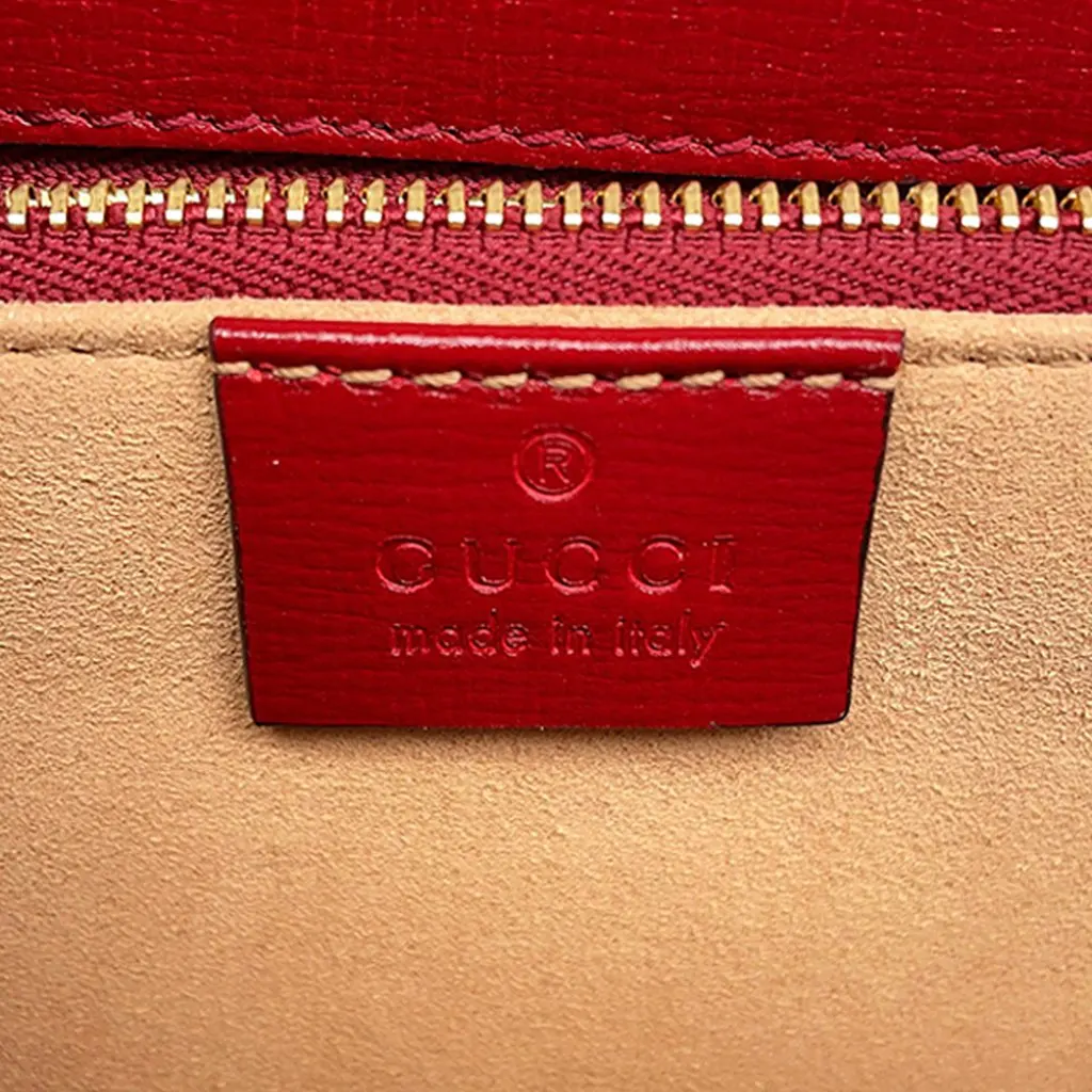 Gucci Medium GG Supreme Horsebit 1955 Shoulder Bag Beige Canvas Very good - Box View