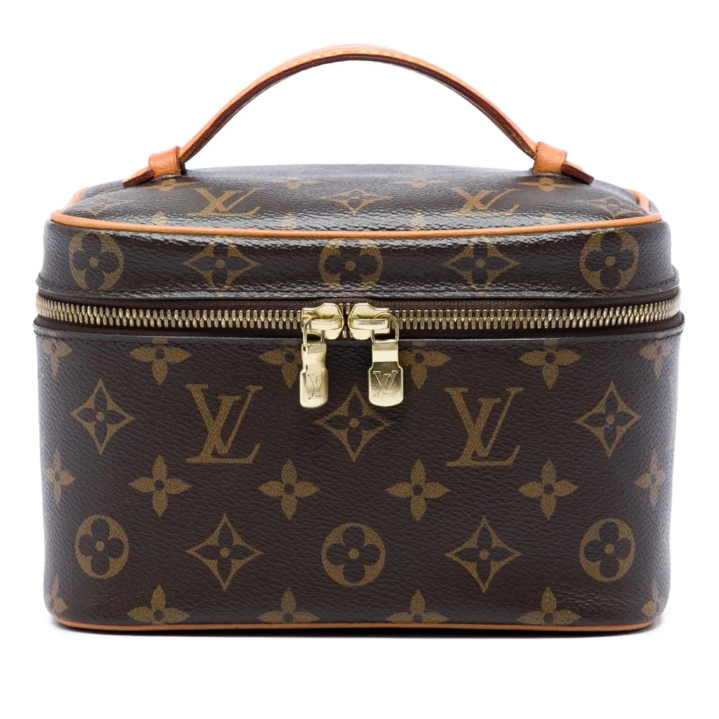 Louis Vuitton Monogram Nice Mini Vanity Case Brown Very good - Front View