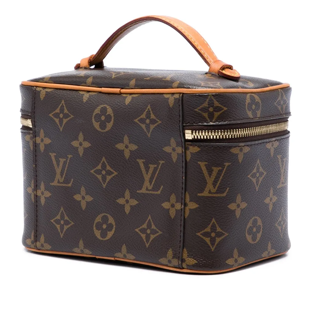 Louis Vuitton Monogram Nice Mini Vanity Case Brown Very good - Back View
