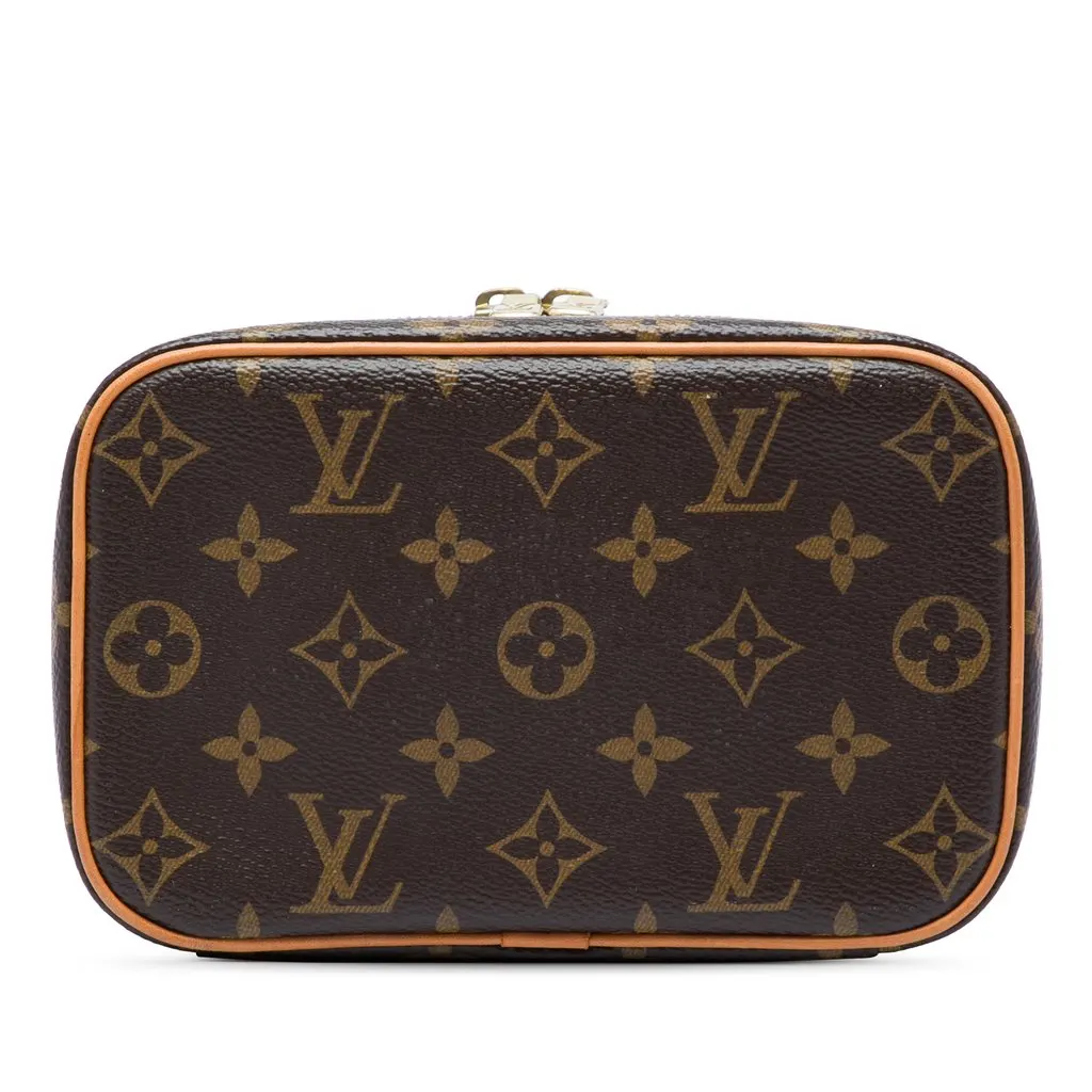 Louis Vuitton Monogram Nice Mini Vanity Case Brown Very good - Inside View