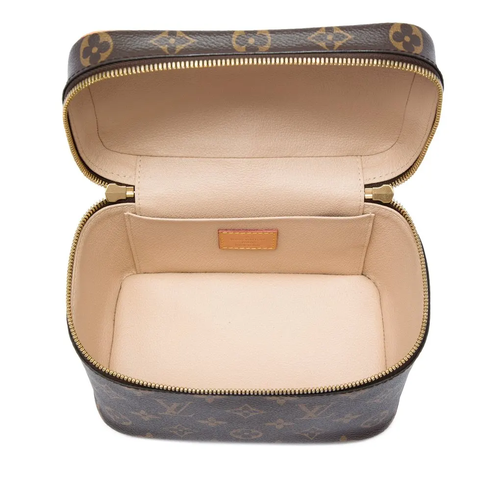 Louis Vuitton Monogram Nice Mini Vanity Case Brown Very good - Model View