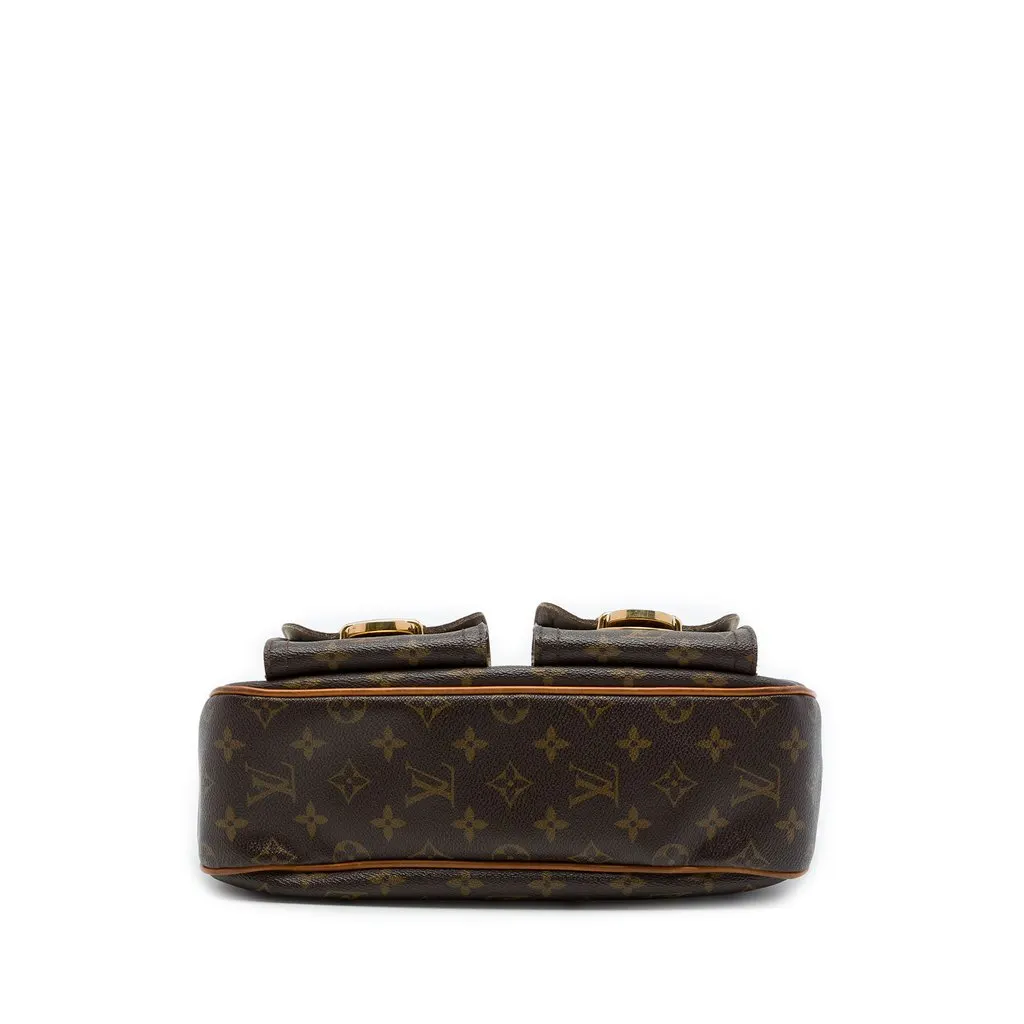 Louis Vuitton Monogram Hudson GM Brown Canvas Very good - Inside View